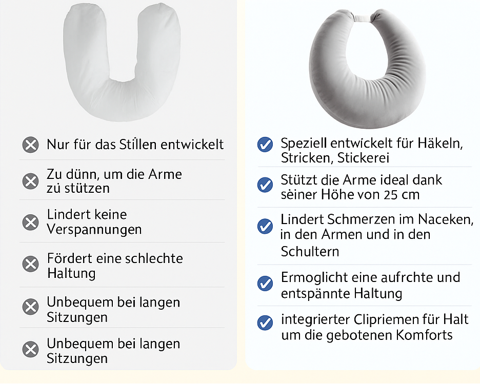 Ergonomisches Kissen