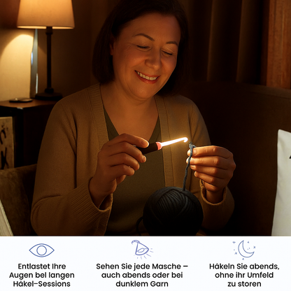 GlowStitch Set – Beleuchtete Häkelnadeln