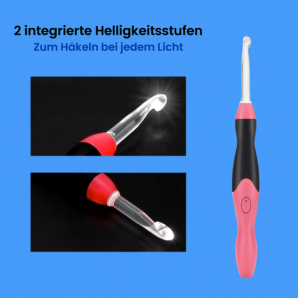 GlowStitch Set – Beleuchtete Häkelnadeln