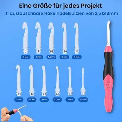 GlowStitch Set – Beleuchtete Häkelnadeln