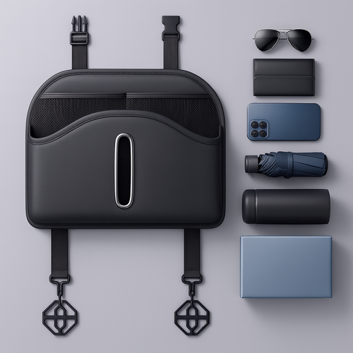 BackSeatPro - Auto Organizer mit Getränkehalter